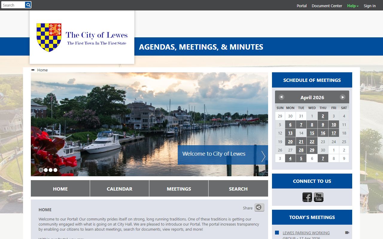 Lewes white pages CivicWeb portal meeting search